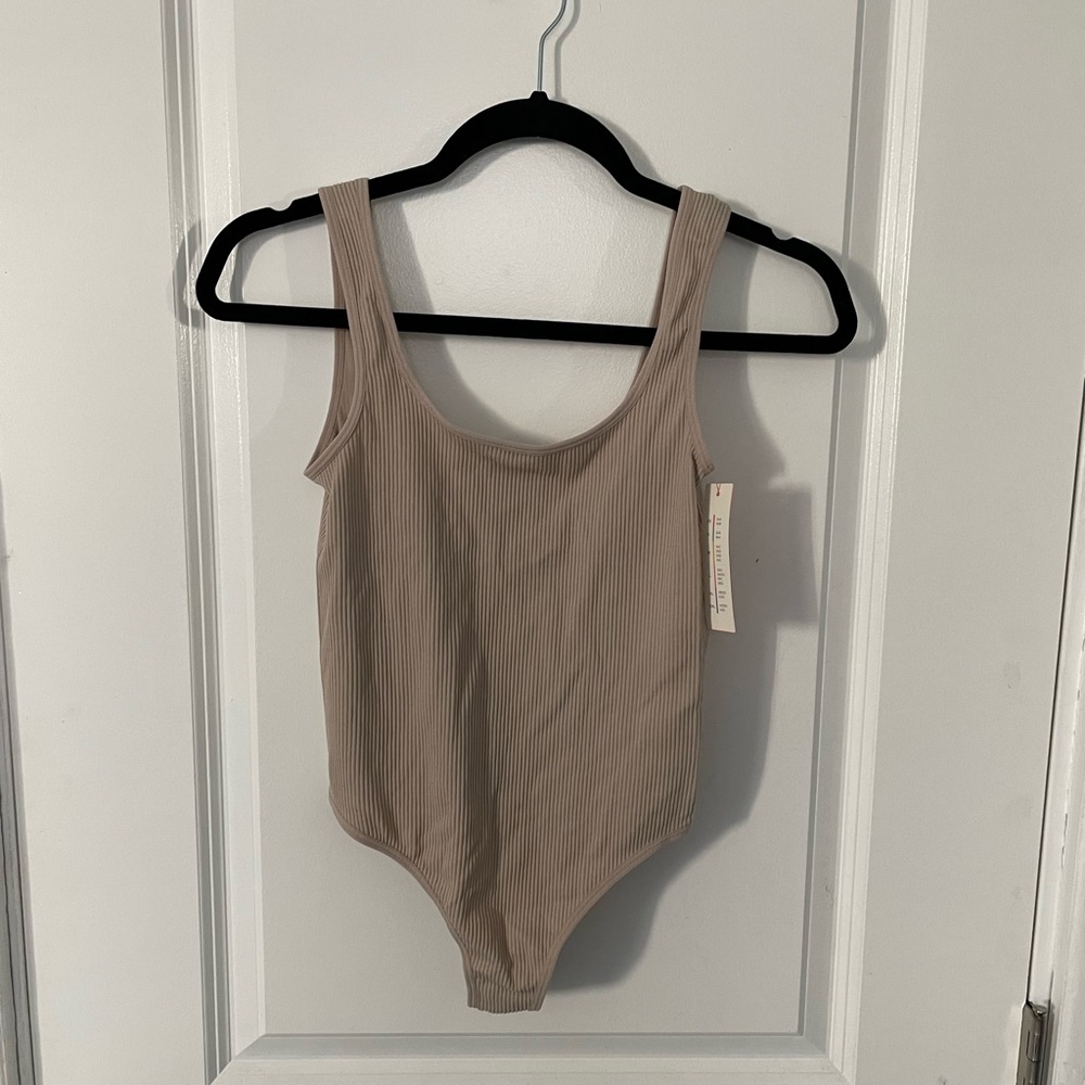 Target Colsie Ribbed Nude Thong Bodysuit - Picture 3 of 6